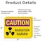 Signmission Radiation & Laser Sign, 5 in H x 7 in W, Vinyl Decal, Rectangle OS-2PACK-CR-D-57-L-10185 - alternate 2